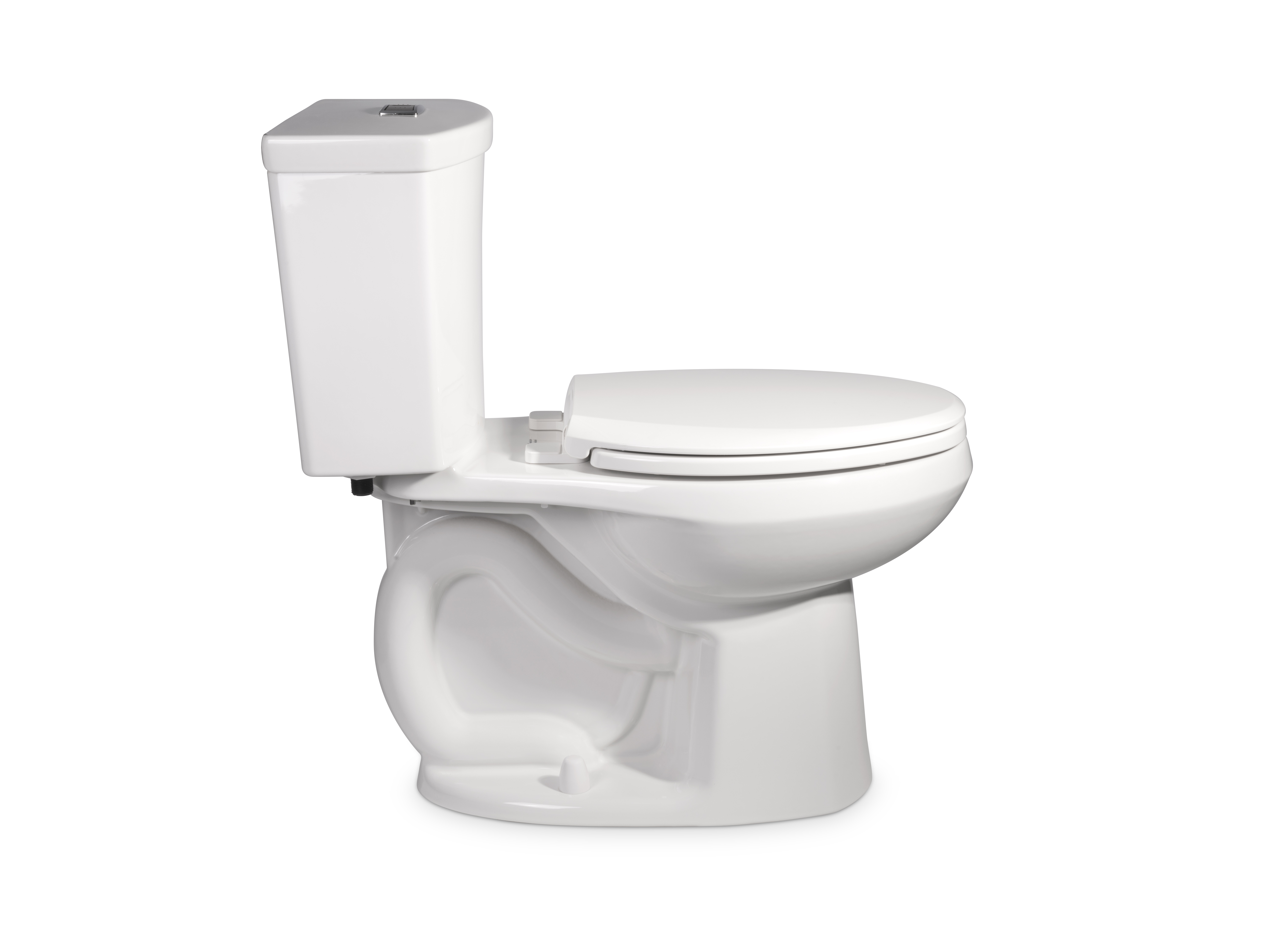 Ravenna 3 Two-Piece Dual Flush 1.6 gpf/6.0 Lpf and 1.0 gpf/3.8 Lpf Chair Height Elongated Complete Toilet With Seat and Lined Tank